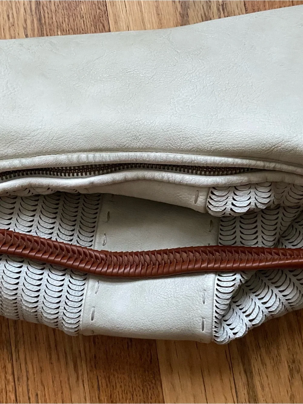 Free People Vista Vegan Leather sage green bag
